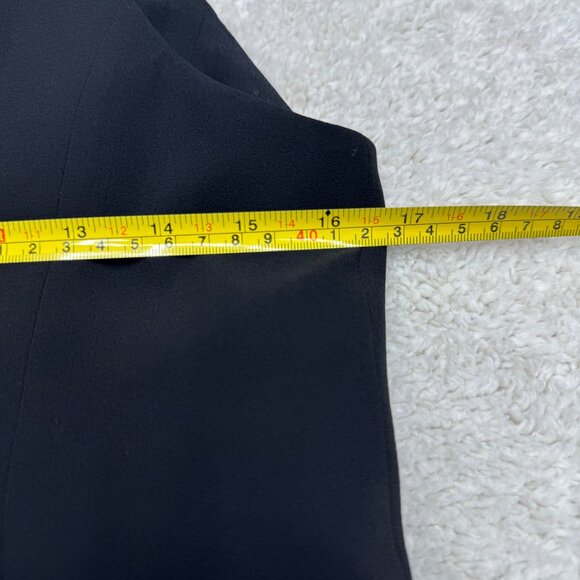 Eileen Fisher Women's Black Sleeveless 100% Silk Open Front Vest Jacket, Size S - Picture 7 of 7